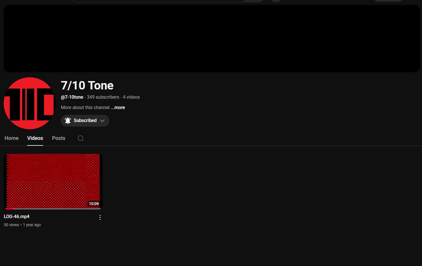 The channel was left barren with most videos unlisted